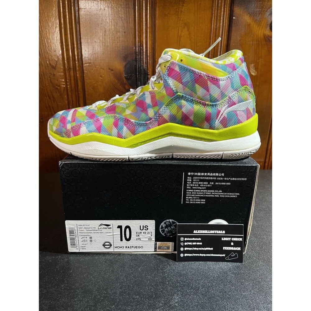 Li-Ning Way Of Wade WOW3 Razfuego Size 10 Men Dwyane D Wade Basketball Shoes